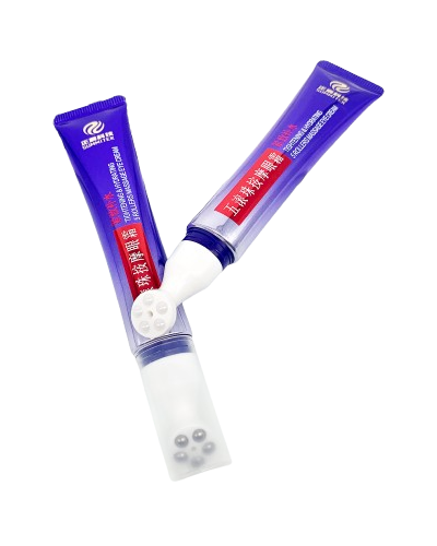 Tubo ocular de masaje de cinco rodillos D19