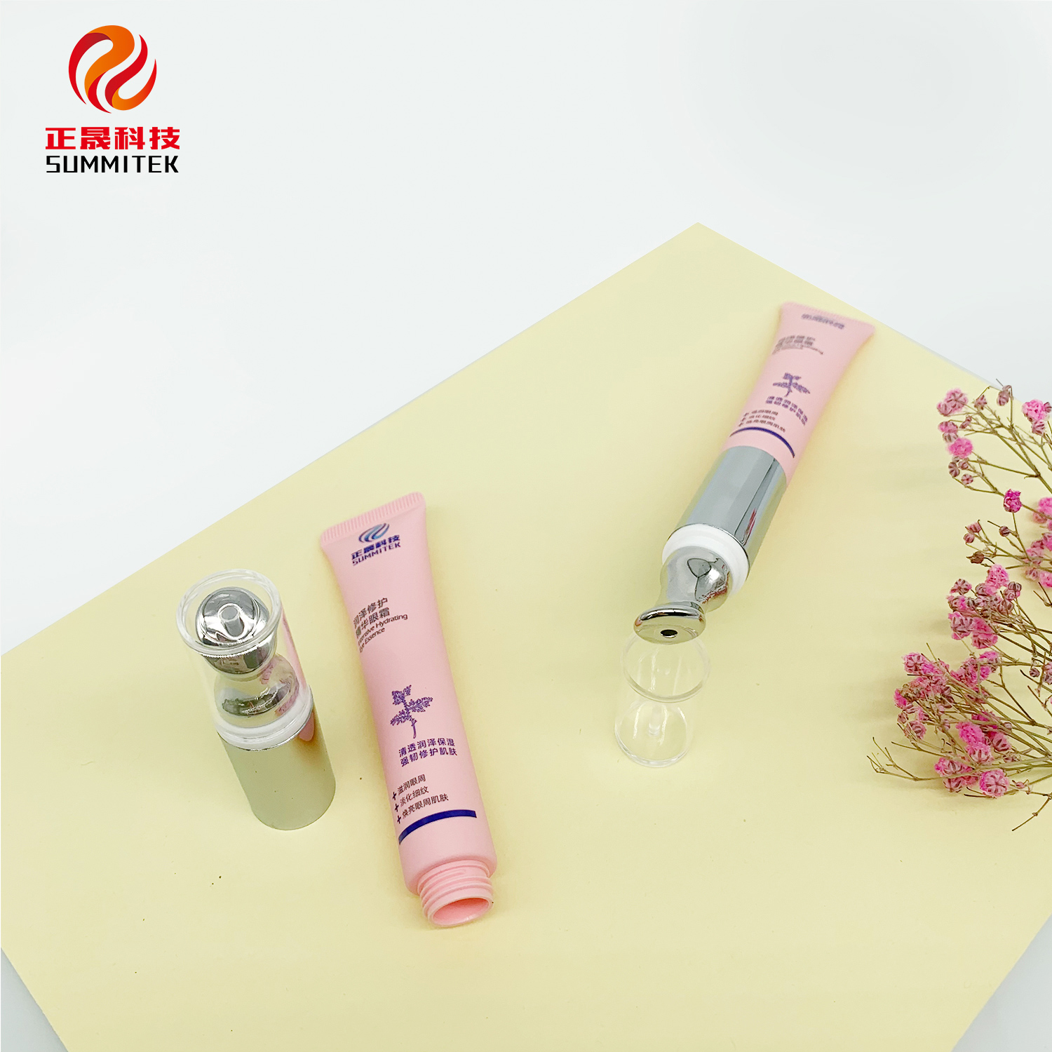 Tubo de crema para ojos con vibraci&oacute;n continua D19