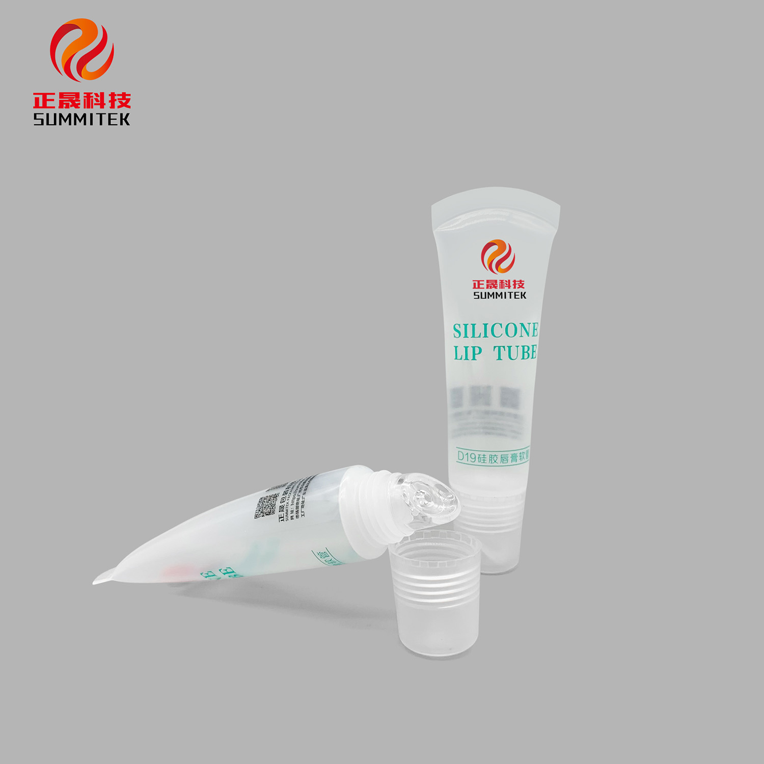 Tubo aplicador de labios de silicona D19