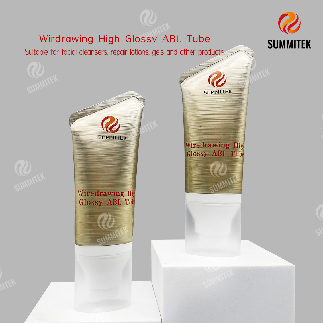 Tubo ABL de alto brillo para trefilado | Tubo cosm&eacute;tico de aluminio cepillado