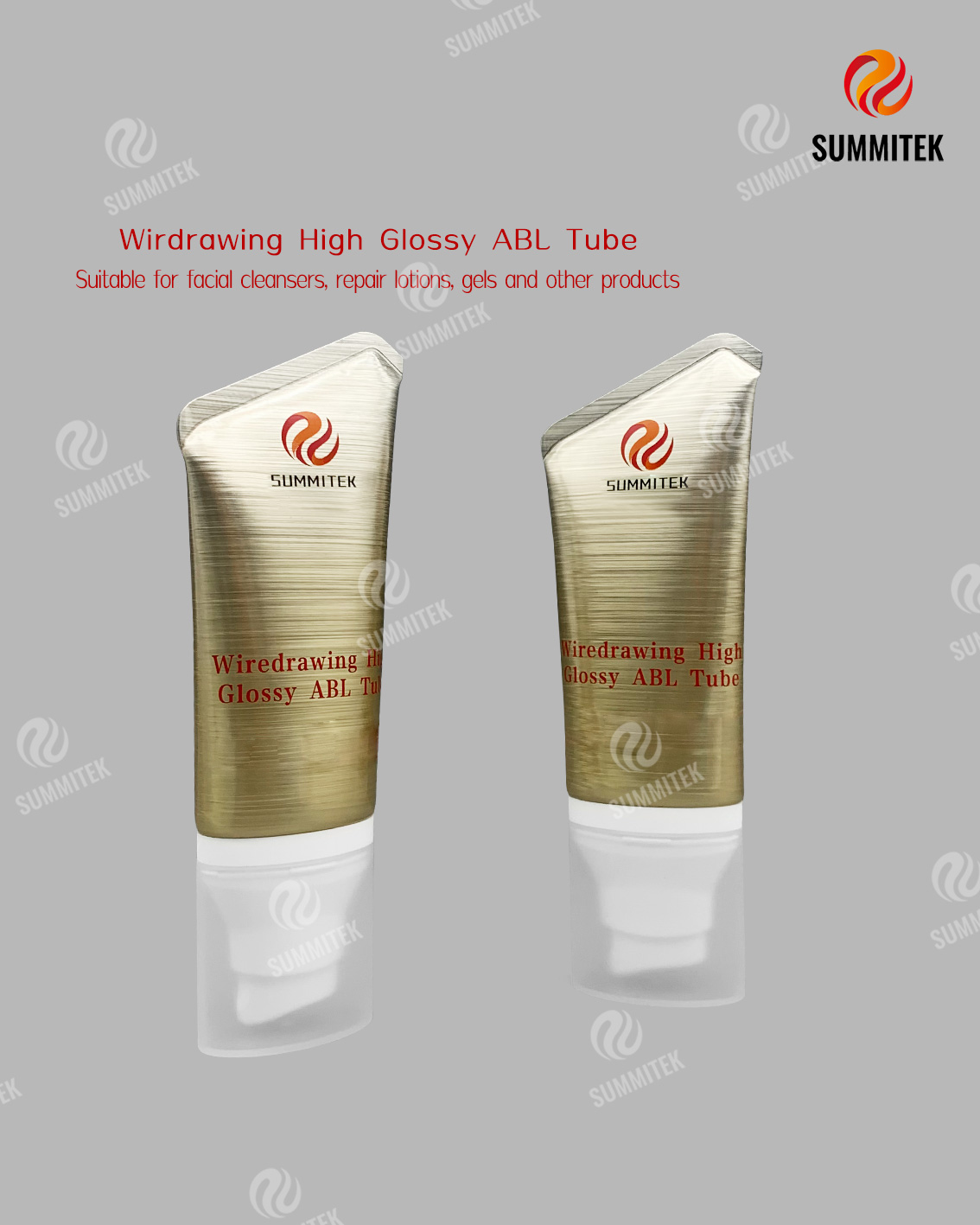 Tubo ABL de alto brillo para trefilado | Tubo cosm&eacute;tico de aluminio cepillado