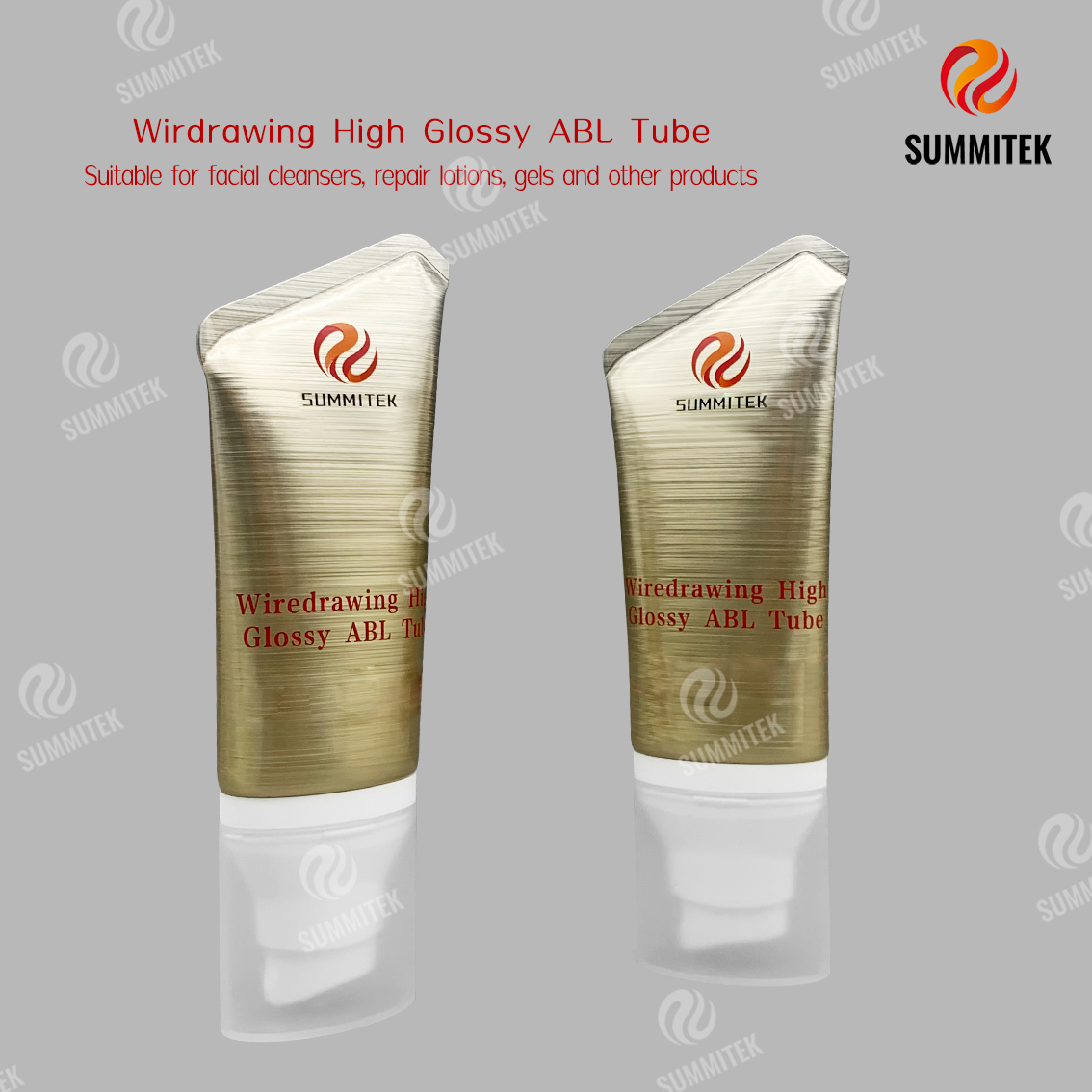 Tubo ABL de alto brillo para trefilado | Tubo cosm&eacute;tico de aluminio cepillado