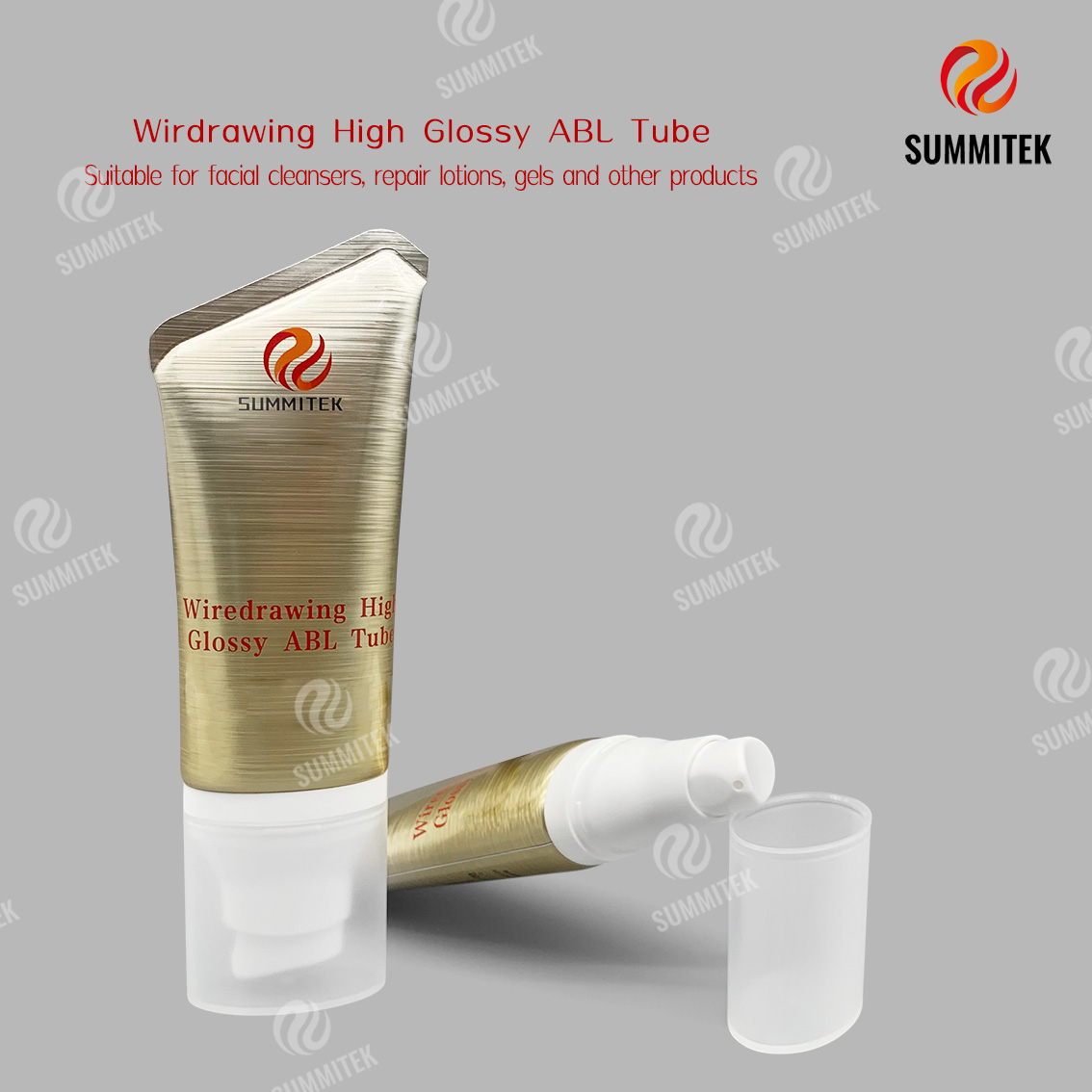 Tubo ABL de alto brillo para trefilado | Tubo cosm&eacute;tico de aluminio cepillado