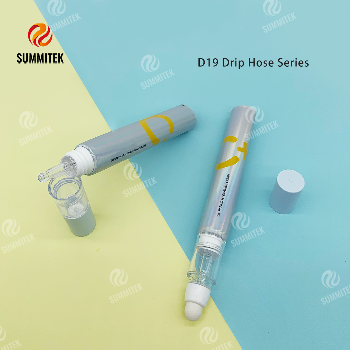 Tubo de reparaci&oacute;n profunda con m&uacute;ltiples aplicadores | Embalaje de tratamiento de suero para cabezales personalizados D16-D30