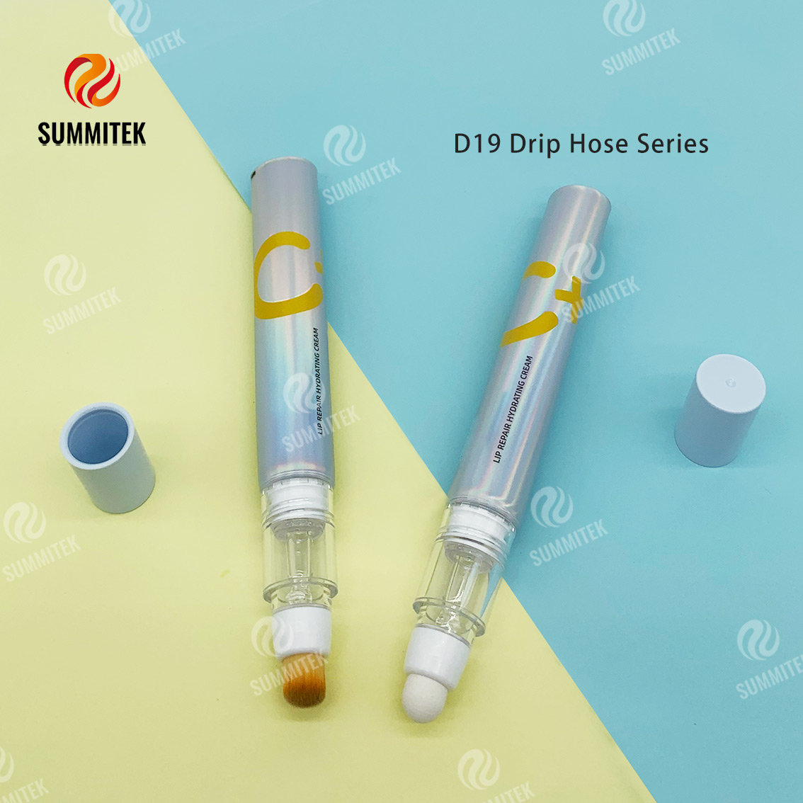 Tubo de reparaci&oacute;n profunda con m&uacute;ltiples aplicadores | Embalaje de tratamiento de suero para cabezales personalizados D16-D30