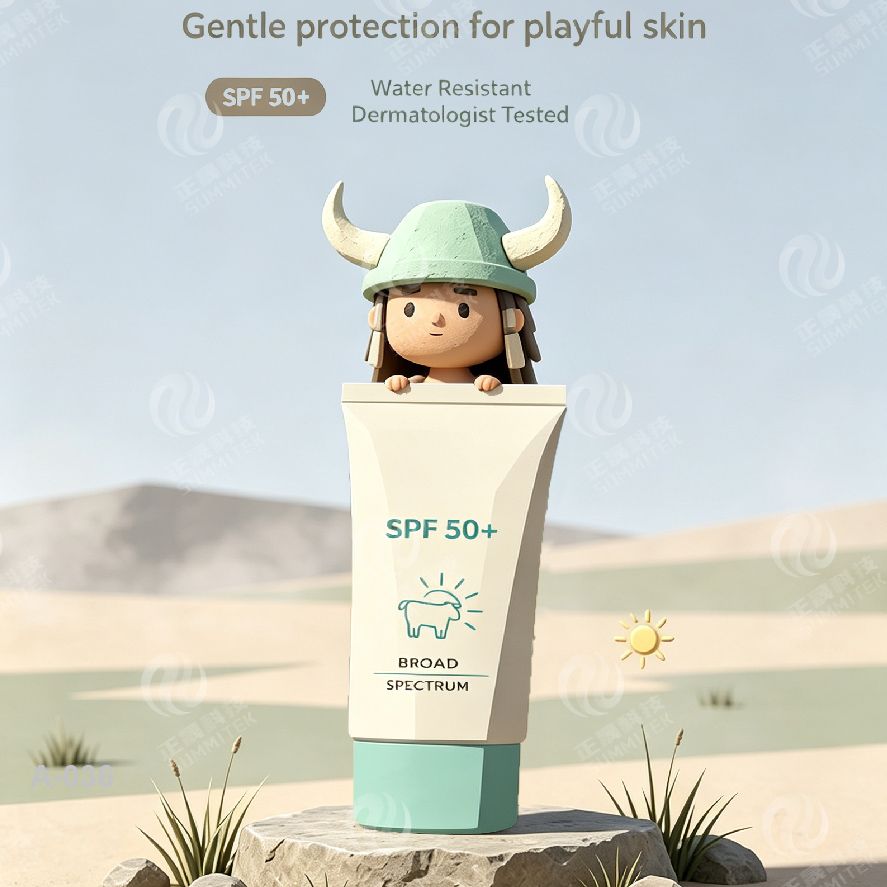 Tubo blando de forma ovalada | Envases de protecci&oacute;n solar y cuidado de la piel de cuerpo plano