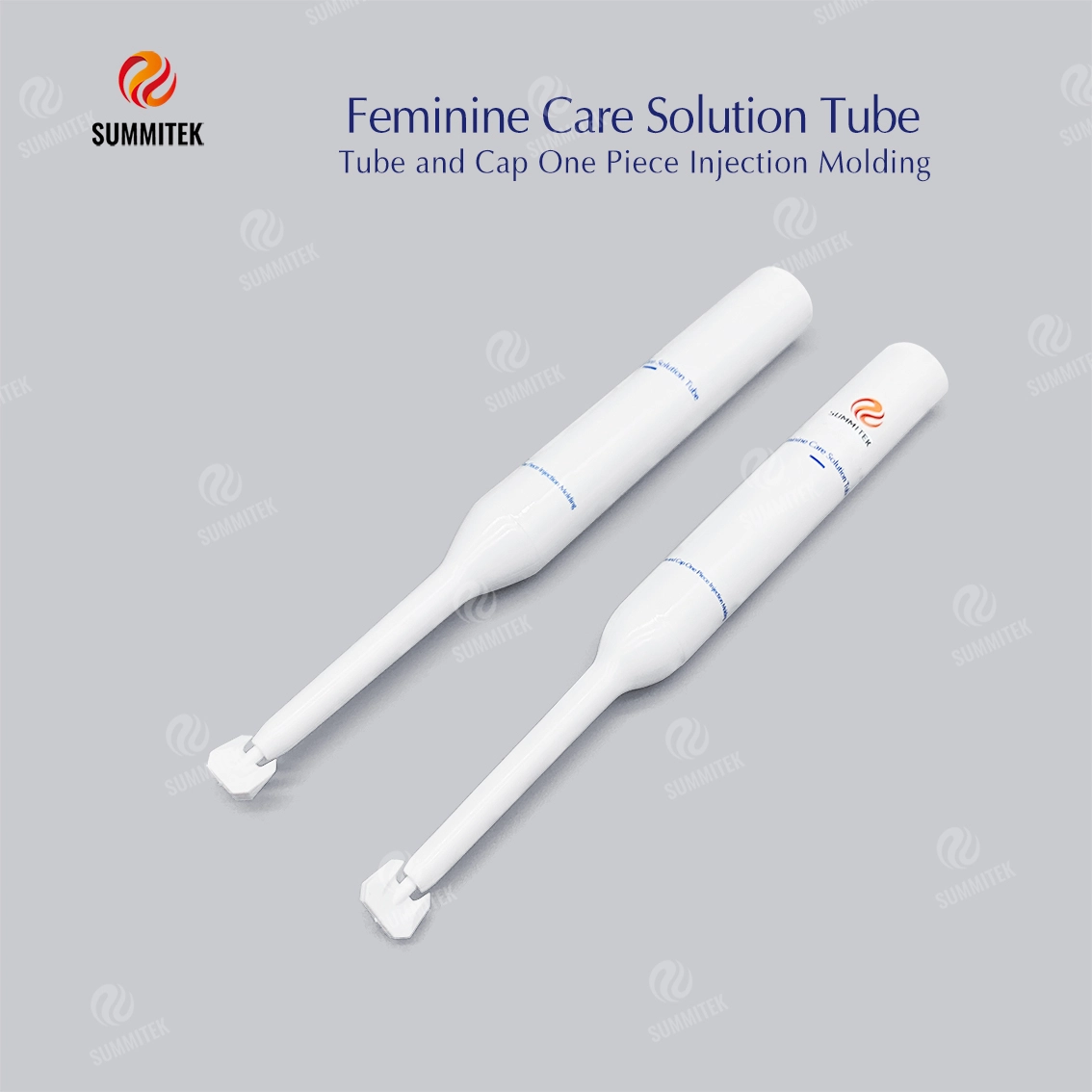 Tubo de cuidado femenino con boquilla larga | Tubo ecol&oacute;gico de carbonato de calcio nanom&eacute;trico D16/D19