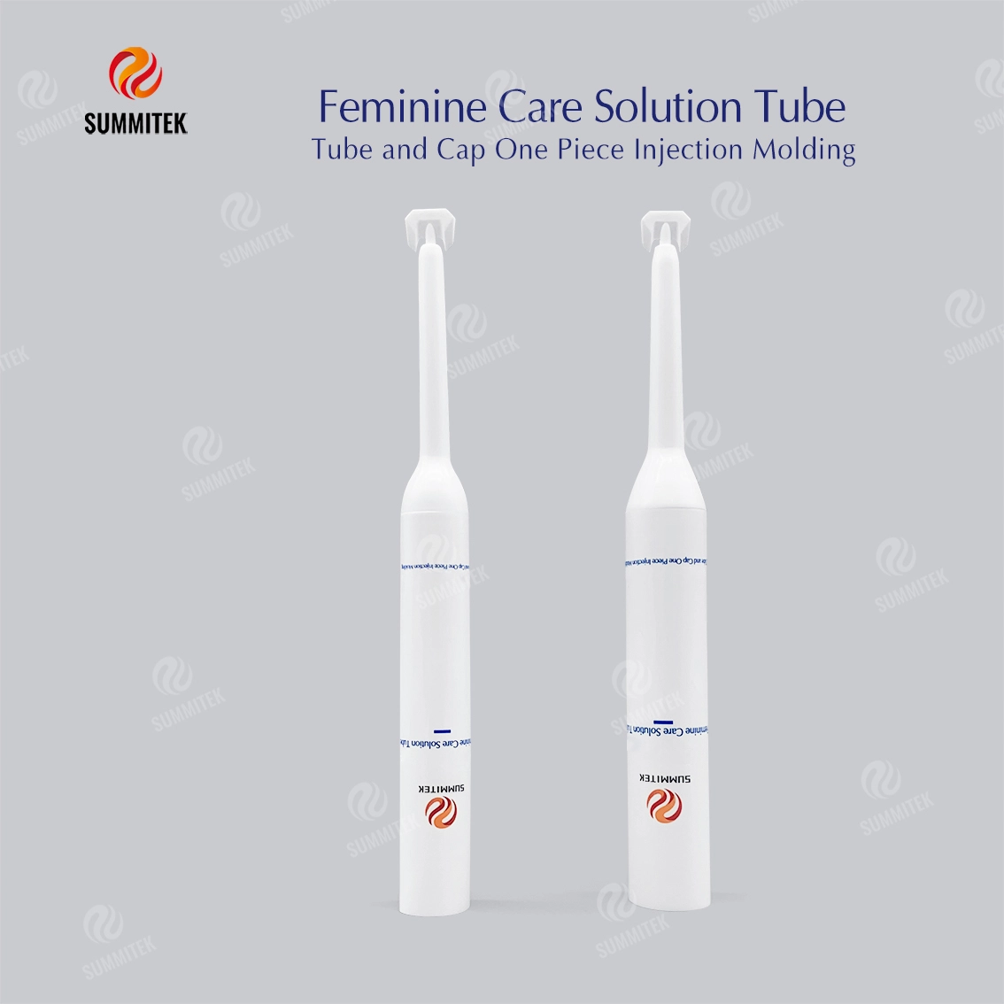 Tubo de cuidado femenino con boquilla larga | Tubo ecol&oacute;gico de carbonato de calcio nanom&eacute;trico D16/D19