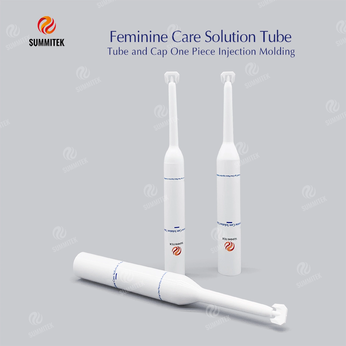 Tubo de cuidado femenino con boquilla larga | Tubo ecol&oacute;gico de carbonato de calcio nanom&eacute;trico D16/D19