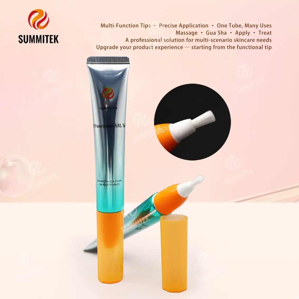 Tubo aplicador multifuncional D19 | Consejos personalizados para el cuidado de ojos y labios