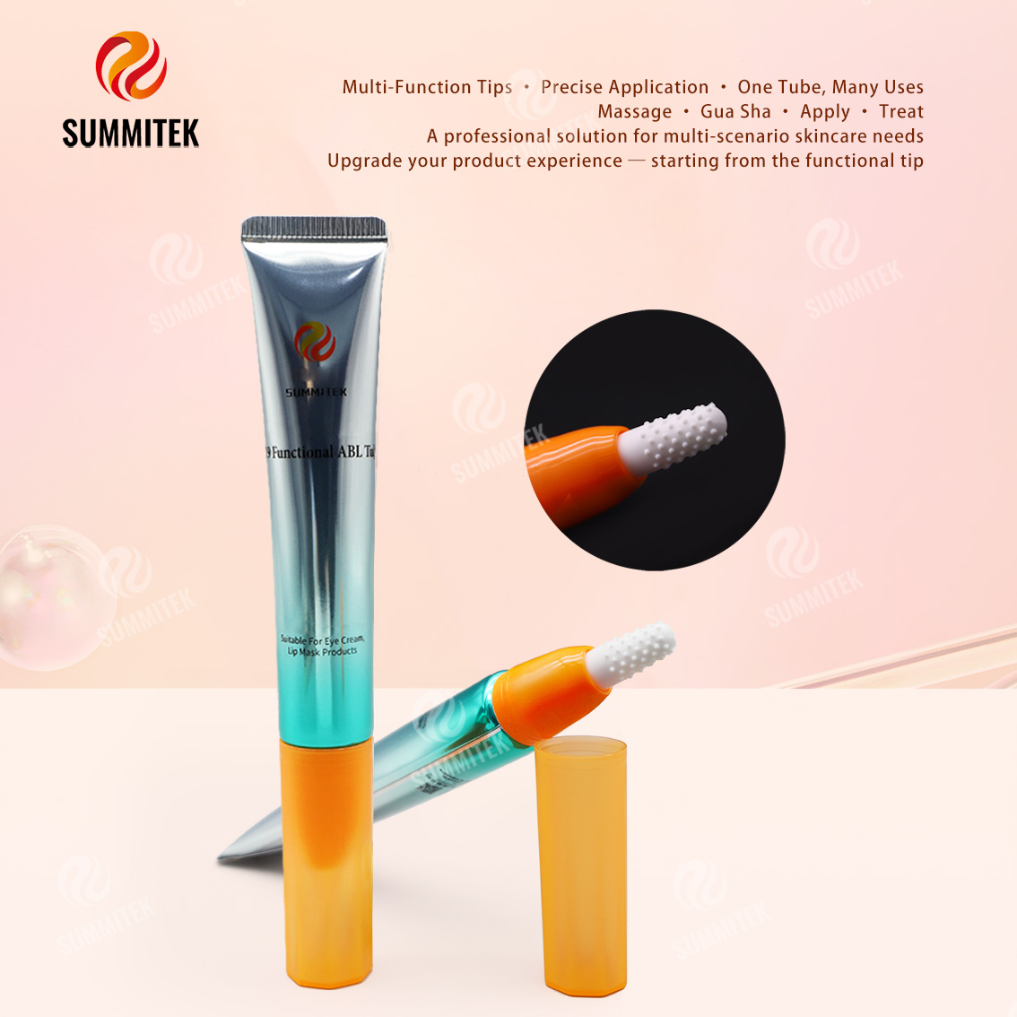 Tubo aplicador multifuncional D19 | Consejos personalizados para el cuidado de ojos y labios