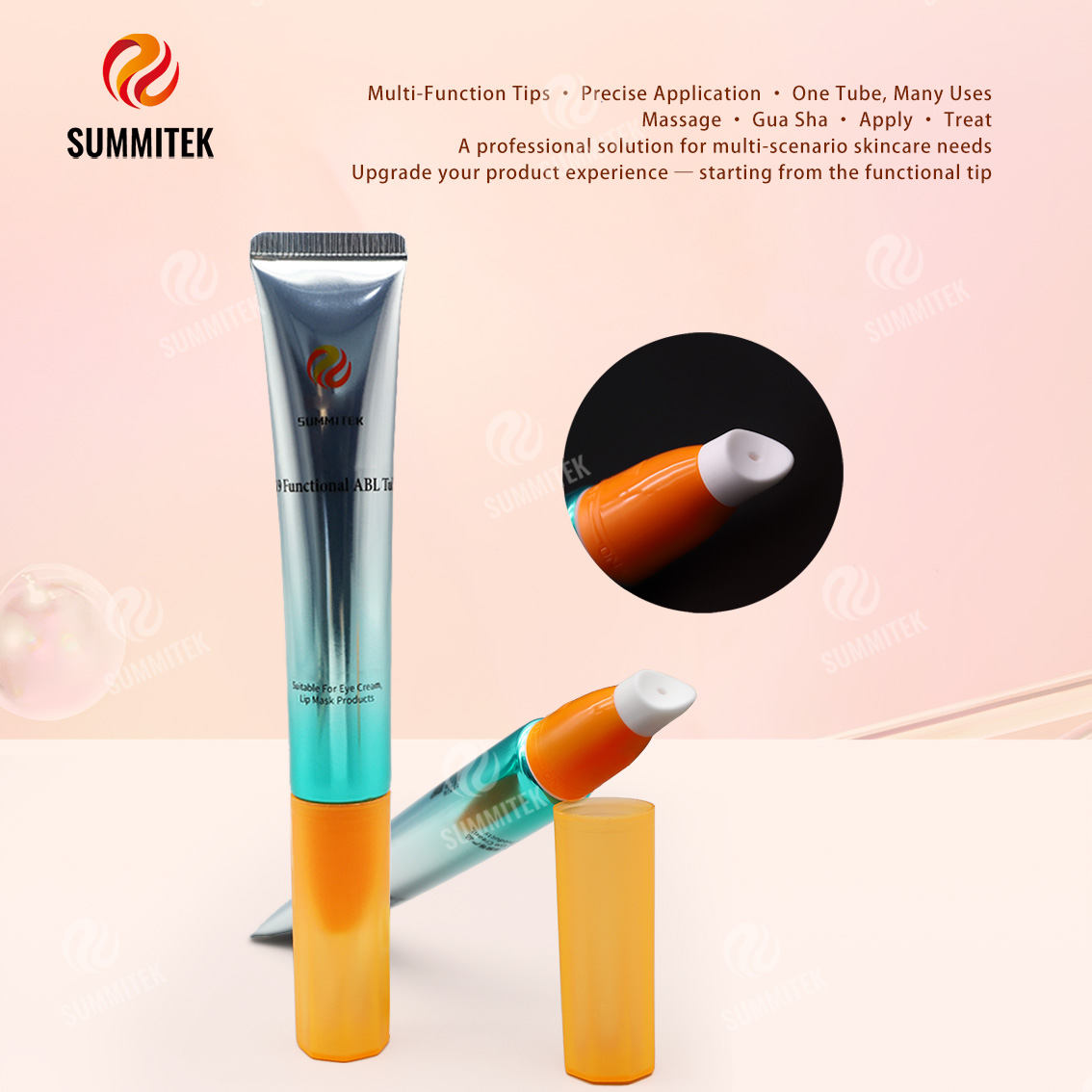 Tubo aplicador multifuncional D19 | Consejos personalizados para el cuidado de ojos y labios