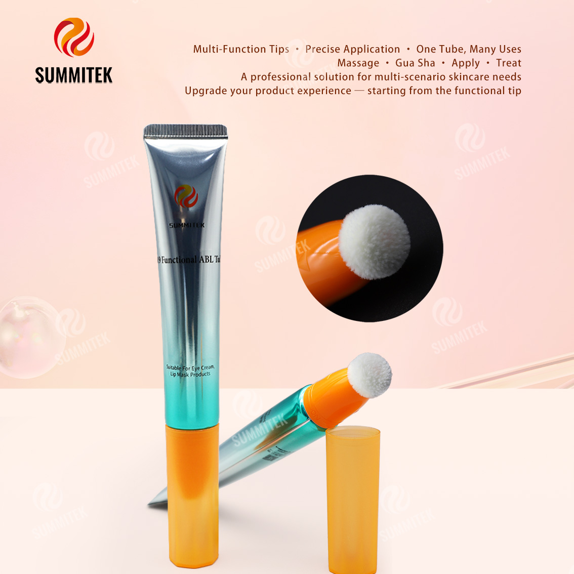 Tubo aplicador multifuncional D19 | Consejos personalizados para el cuidado de ojos y labios