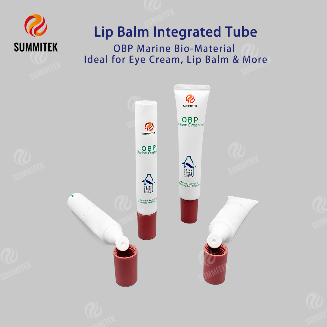 Tubo reciclado para cuidado de ojos y labios OBP Ocean D19 D22 D25